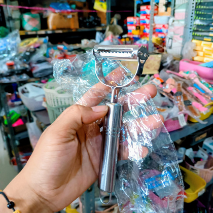 Z767 PISAU PENGUPAS BUAH DAN SAYUR PEELER 2IN1 STAINLESS