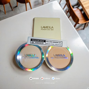 Z949 LAMEILA BEDAK PADAT SILKY CONCEALER MAKEUP POWDER CAKE ALL VARIANT