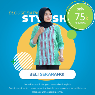 MOTIF RANDOM Z920 BTW BWA Batik Wanita Atasan