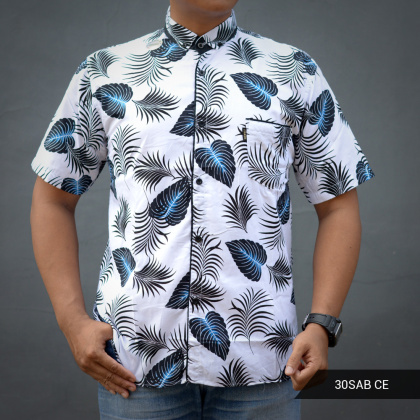 Z923 MOTIF RANDOM HDP MOTIF 30S Hem Distro Pria Lengan Pendek