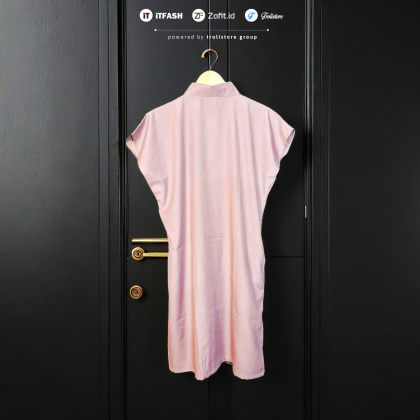 Z701 ATASAN TUNIK KANCING OUTER BAJU TUNIK POLOS WANITA POLYMICRO HALUS LEMBUT