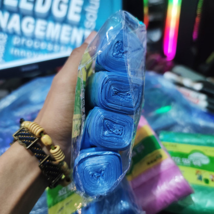 Z412 1 ROL 20 Lbr uk 45x50cm Plastik sampah kantong tipis