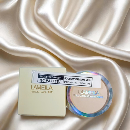 Z949 LAMEILA BEDAK PADAT SILKY CONCEALER MAKEUP POWDER CAKE ALL VARIANT