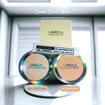 Z949 LAMEILA BEDAK PADAT SILKY CONCEALER MAKEUP POWDER CAKE ALL VARIANT