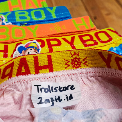 Z407 4-10th L BOXER ANAK COWOK HAPPYBOY Caleenew PAUD TK SD CD celana dalam boxer anak
