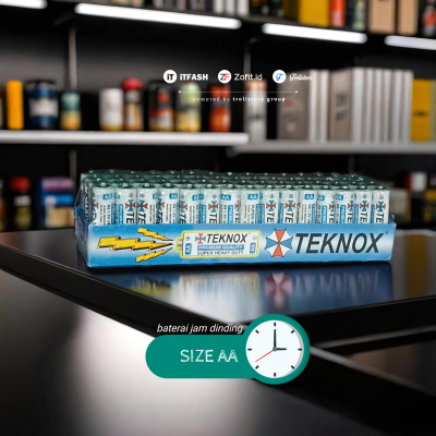 Z300 BESAR PER 4BIJI AA A2 ORI DYNAMAX ECO Red SNI TEKNOX baterai uk. jam dinding