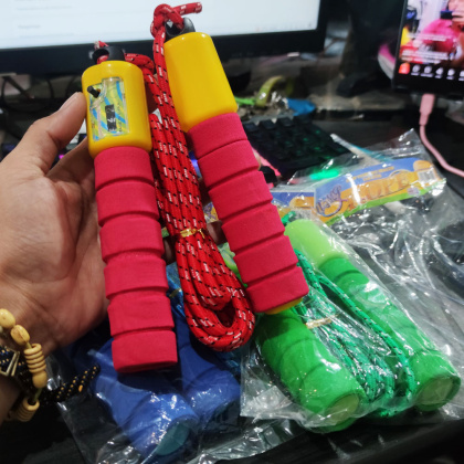 WARNA RANDOM Z843 TLCTR Tali Lompat + Counter Resetter skipping skiping jumping alat olah raga