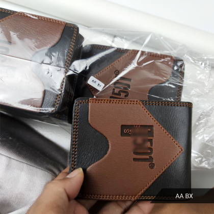 Z947 DPK Dompet Pria Kotak bahan kulit pabrik tebal
