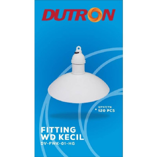 Z222 ORI DUTRON SNI fitting KAP kecil TOPI Caping lampu CAFE biliard