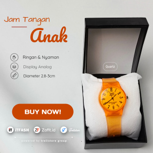 Z912 E Jam tangan Anak rubber jely cowok cewek