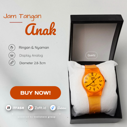 Z912 E Jam tangan Anak rubber jely cowok cewek