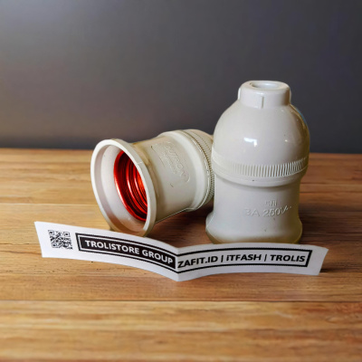 Z229 Fitting lampu gantung putih ori DUTRON SNI KUNINGAN DF FGB 01