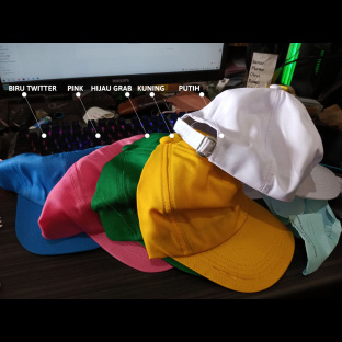 Z465 Topi dewasa Kain Polos Tebal Kanvas golf baseball ALL WARNA