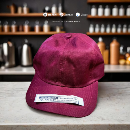 Z465 Topi dewasa Kain Polos Tebal Kanvas golf baseball ALL WARNA