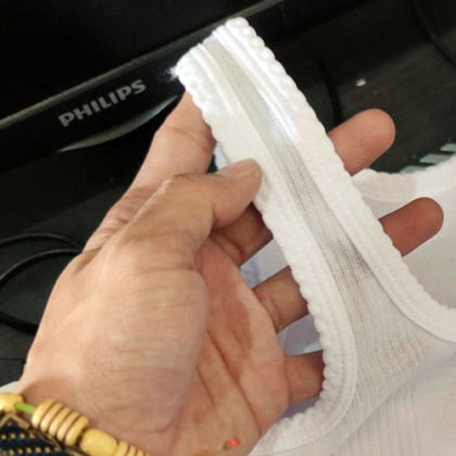 Z031 2-4th kaos dalam anak NKL L polos putih cowok cewek