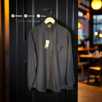 Z777 KJB KEMEJA POLOS PRIA JUMBO XXL BIG SIZE LENGAN PANJANG