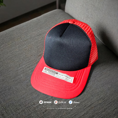 Z466 Topi jaring trucker busa dewasa pria wanita