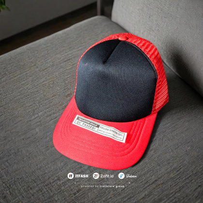 Z466 Topi jaring trucker busa dewasa pria wanita