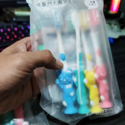 Z572 4BIJI 4in1 paket sikat gigi anak karakter