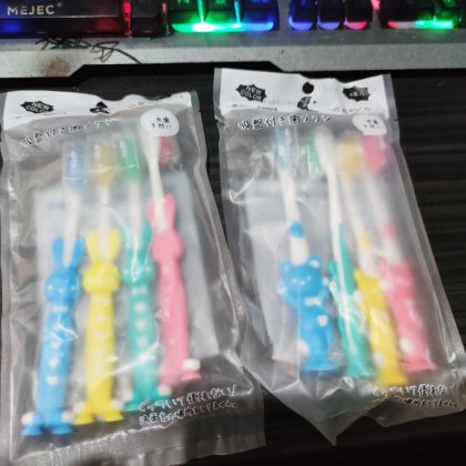 Z572 4BIJI 4in1 paket sikat gigi anak karakter