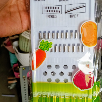 Y998 Parutan Serbaguna 4in1 Multifungsi 4pcs Mata Pisau Alat Pemotong Buah &amp; Sayur Wortel