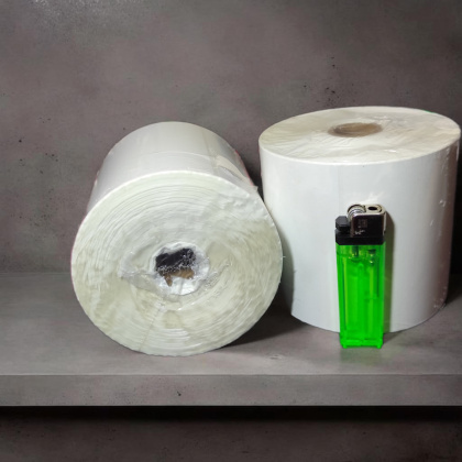 Z188 ukuran 100x150 isi 500 lembar kertas thermal label stiker lipat ROLL