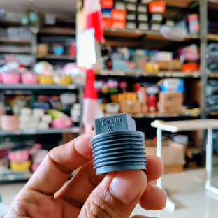 Y956 PLUG PVC ¾ TRILIUN - Tutup penutup pipa pvc pakai drat ¾" triliun