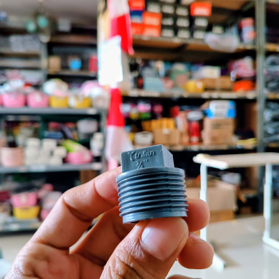 Y956 PLUG PVC ¾ TRILIUN - Tutup penutup pipa pvc pakai drat ¾" triliun