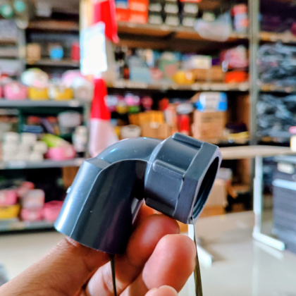 Y957 TRILIUN KENI pipa ke KRAN polos x drat dalam 1/2 3/4 IN ELBOW POLOS X DRAT DALAM