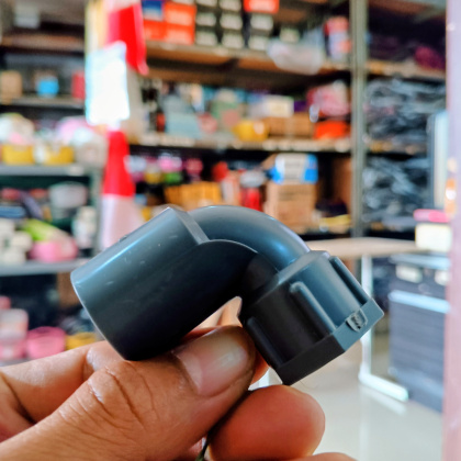 Y957 TRILIUN KENI pipa ke KRAN polos x drat dalam 1/2 3/4 IN ELBOW POLOS X DRAT DALAM