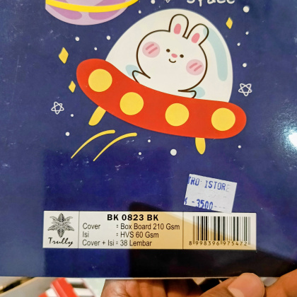Z672 BUKU TULIS TRULLY HVS ISI 38 LEMBAR 60GSM