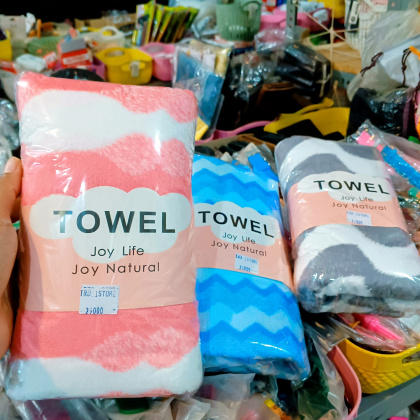 Y976 HANDUK DEWASA UKURAN 70CM X 140 TOWEL JOY LIFE JOY NATURAL