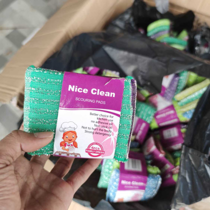 Z299 PERBIJI METALIK Serabut foil Nice Clean Spon cuci piring