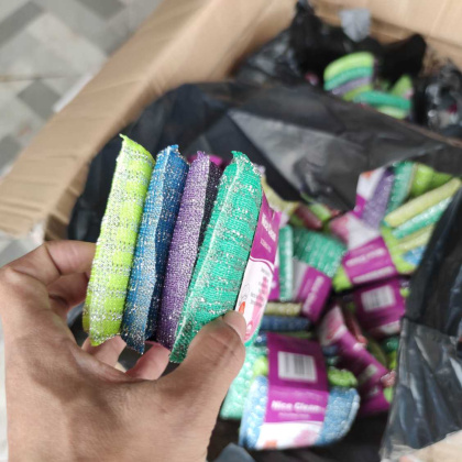 Z299 PERBIJI METALIK Serabut foil Nice Clean Spon cuci piring