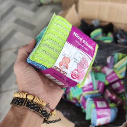 Z299 PERBIJI METALIK Serabut foil Nice Clean Spon cuci piring