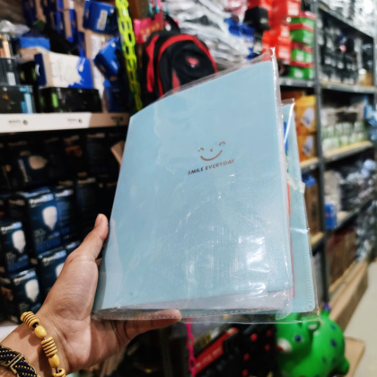 Z113 A5 BUKU BINDER JOYKO cover frame mika tebal WARNA Pastel polos doff kait ring besi + sekat label