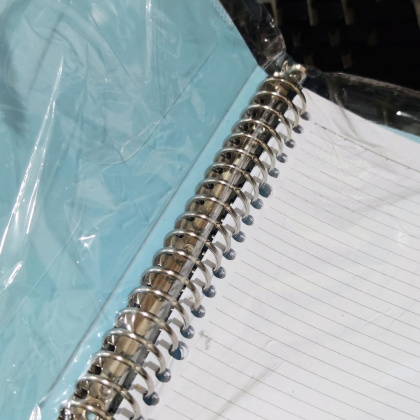 Z113 A5 BUKU BINDER JOYKO cover frame mika tebal WARNA Pastel polos doff kait ring besi + sekat label