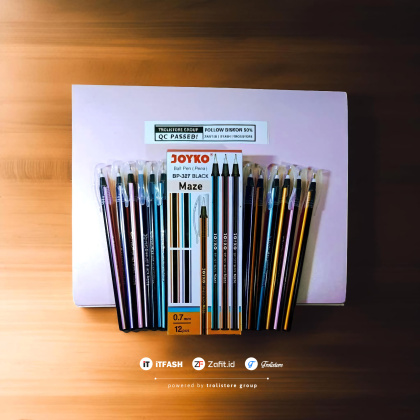Z816 isi 12 BIJI bolpoint maze joyko BP-237 bolpen pulpen lilin