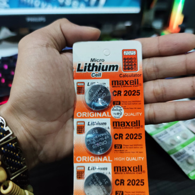 Z178 CR2025 Maxell baterai pil tablet besar komputer CPU Laptop kalkulator