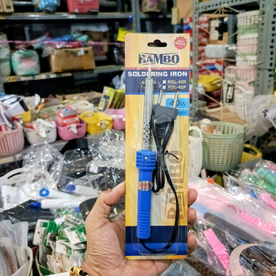 Z824 220V 40W SOLDER RAMBO IRON ALAT SOLDER PERKAKAS ELEKTRONIK PENYAMBUNG KABEL PCB KOMPONEN ELETRONIK