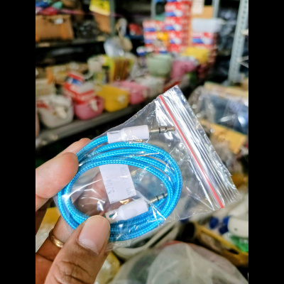 Y978 kabel audio Aux 1in1 model tali sepatu / kabel data