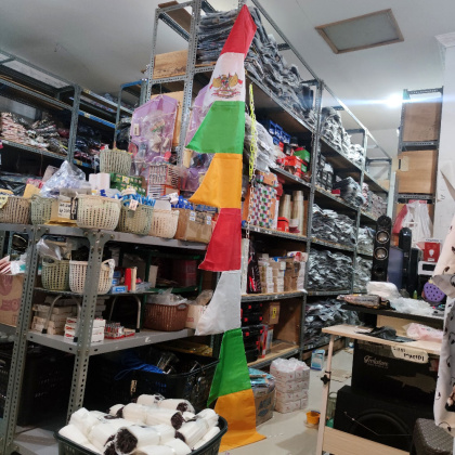 Z039 2.7M 8SAP HIJAU BENDERA UMBUL UMBUL MERAH PUTIH KUNING HIJAU GARUDA Bahan Polyster Satin Peles Kahatex Grade A Tebal