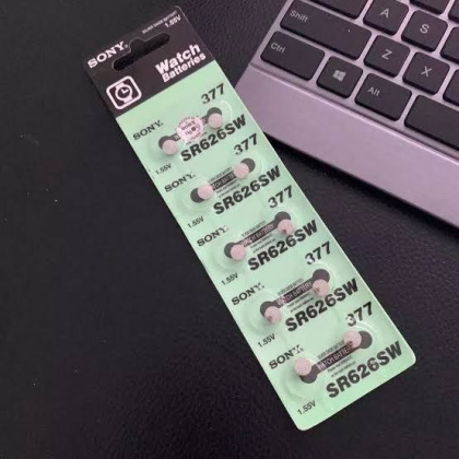 Z176 PERBIJI SONY 377 SR626SW 626 Baterai pil kecil kalkulator jam tangan mainan anak