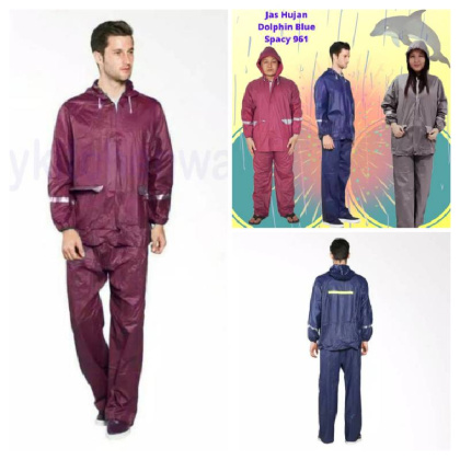 Z280 Jas Hujan dewasa setelan Dolphin spacy 961 jaket celana