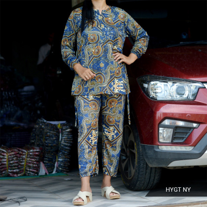 Z855 HYGT M L BB 40-55kg setelan baju tidur piyama wanita cewek daster hyget oneset sultan busui celana