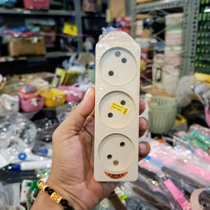 Y967 VT 8022~4 terminal Stop Kontak Gepeng flat Vantron Lampu 3 lubang