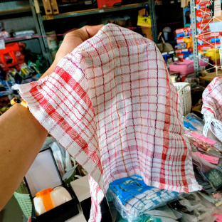 Y991 LAP SERBET KAIN SERBAGUNA CAP DUA LOBSTER KAIN LAP KOTAK DAPUR