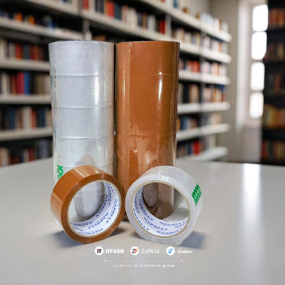 Z780 NAPOLLY 90YARD X 45MM LAKBAN SOLASI COKLAT DAN BENING