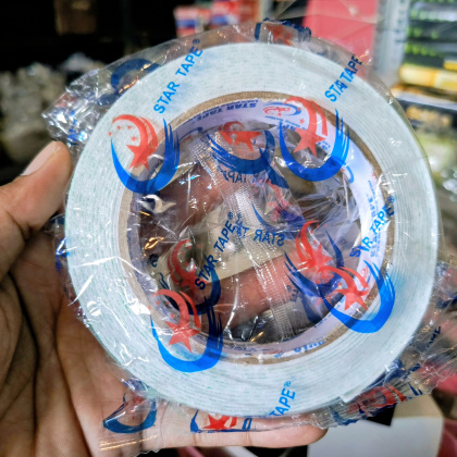 Y942 DOUBLE TAPE FOAM BUSA BATIK 20 MM 12MM 22MM X 5M PUTIH