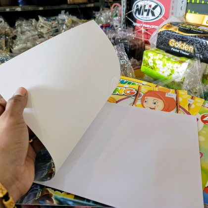 Y941 BUKU GAMBAR ANAK DRAWING BOOK KECIL UK A4 PUTIH ISI 6LEMBAR